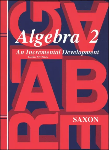 Saxon Algebra 2 textbook cover