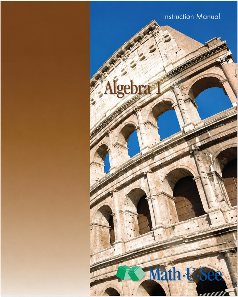Math-U-See Algebra 1 textbook cover