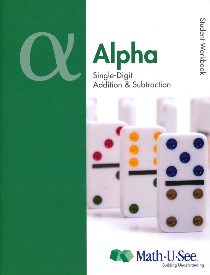 Math-U-See Alpha textbook cover