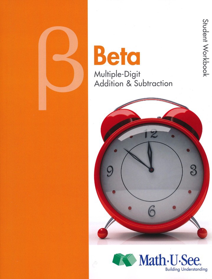 Math-U-See Beta textbook cover
