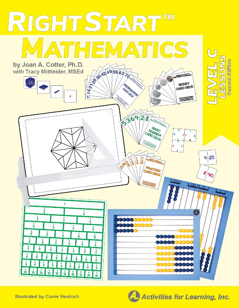 RightStart Mathematics Level C textbook cover