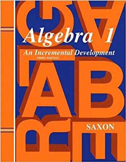 Saxon Algebra 1 textbook cover