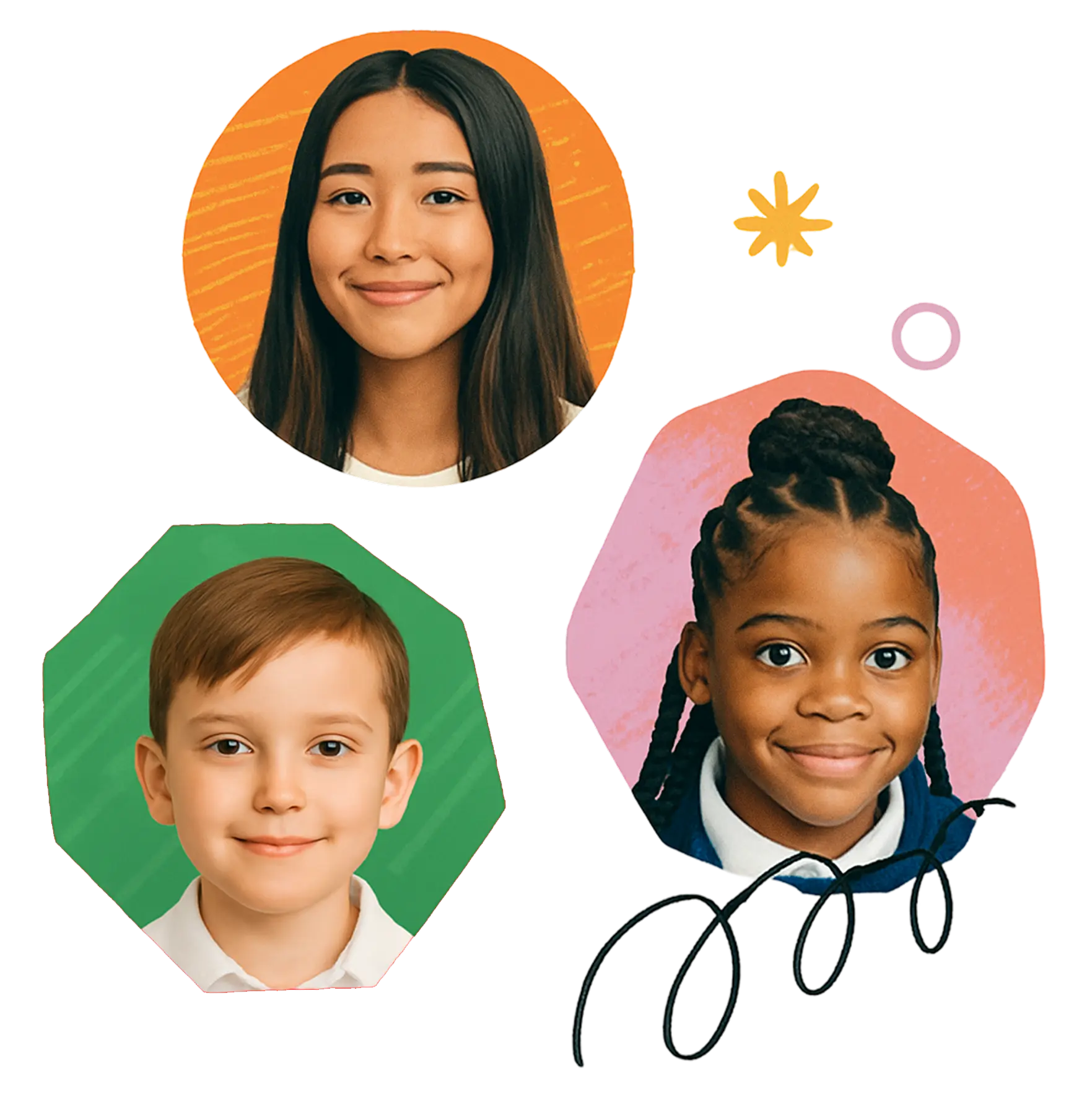 Happy families using Nicole the Math Lady's online math tutoring system