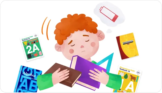 Traditional math education struggles - confused student with textbook and frustrated parent