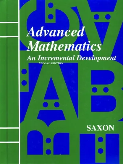 Saxon Advanced Math student textbook cover