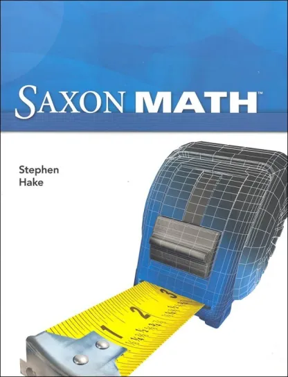 Saxon Math Intermediate 5 student textbook cover