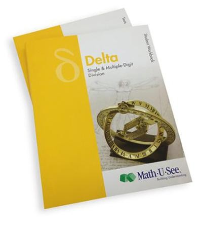 Math-U-See Delta Student Workbook and Tests