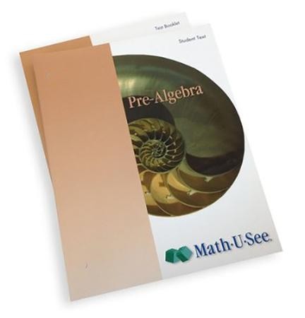 Math-U-See Pre-Algebra Student Workbook and Tests