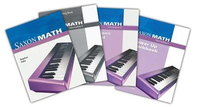 Saxon Math Intermediate 4 Homeschool Kit cover
