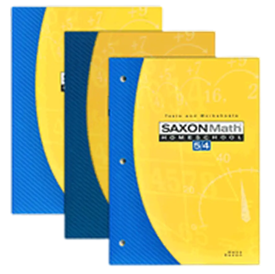 Saxon Math 5/4 Homeschool Kit, 3rd Edition cover