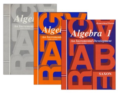 Saxon Algebra 1 Homeschool Kit, 3rd Edition cover