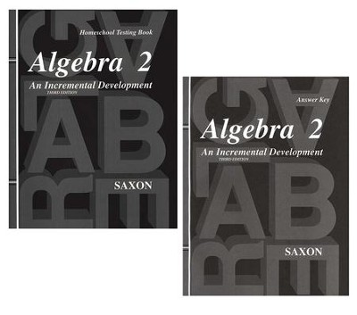Saxon Algebra 2 Answer Key & Tests, 3rd Edition cover