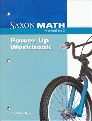 Saxon Math Intermediate 3 Powerup Workbook cover