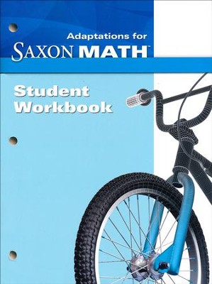 Saxon Math Intermediate 3 Adaptations Student Workbook cover