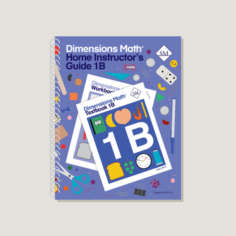 Dimensions Math Home Instructor's Guide 1B cover