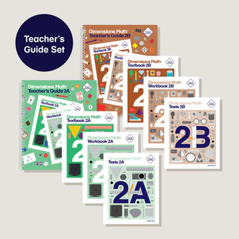 Dimensions Math Grade 2 Set with Teacher's Guides cover