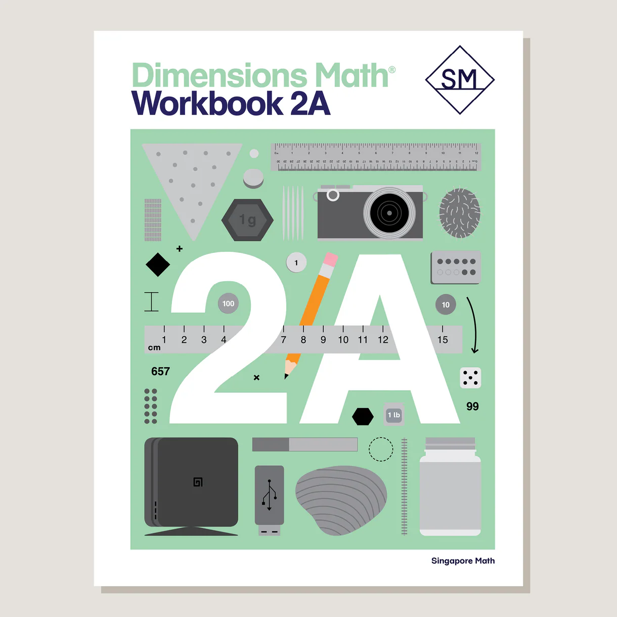 Dimensions Math Workbook 2A cover
