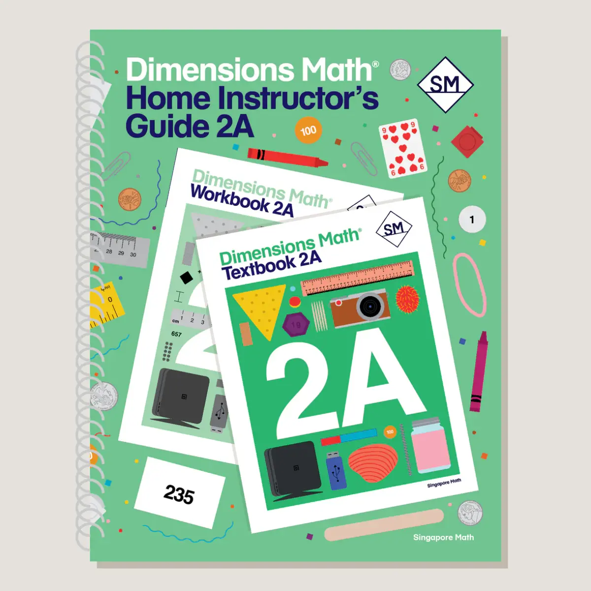 Dimensions Math Home Instructor's Guide 2A cover