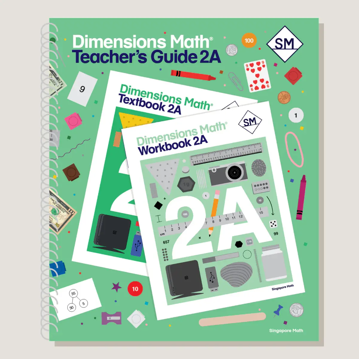 Dimensions Math Teacher's Guide 2A cover