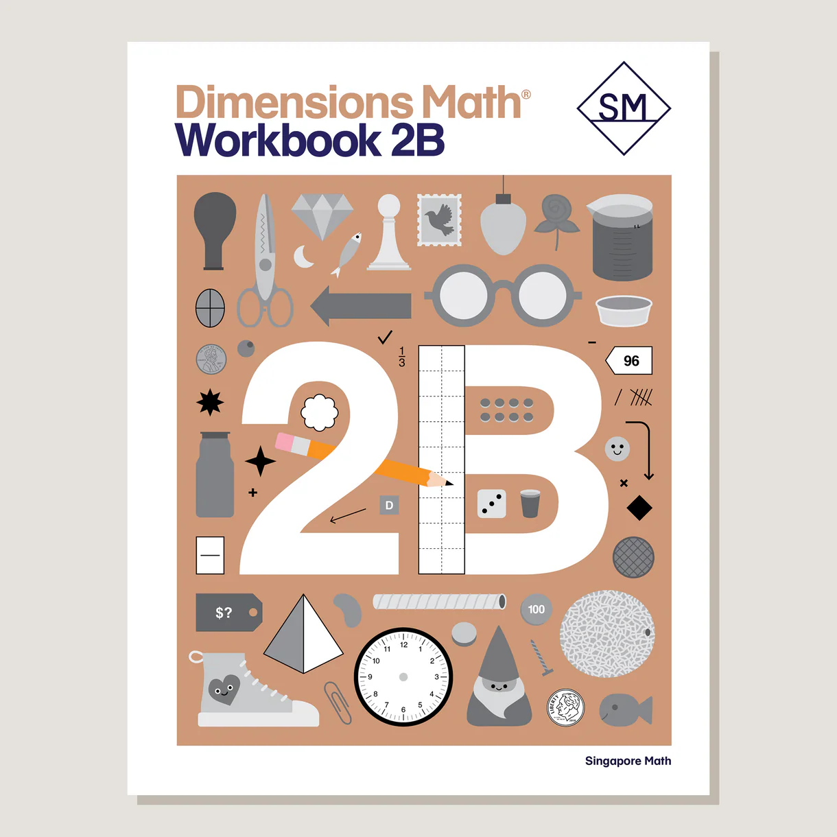 Dimensions Math Workbook 2B cover