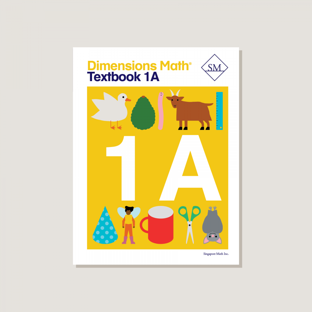 Dimensions Math Textbook 1A cover