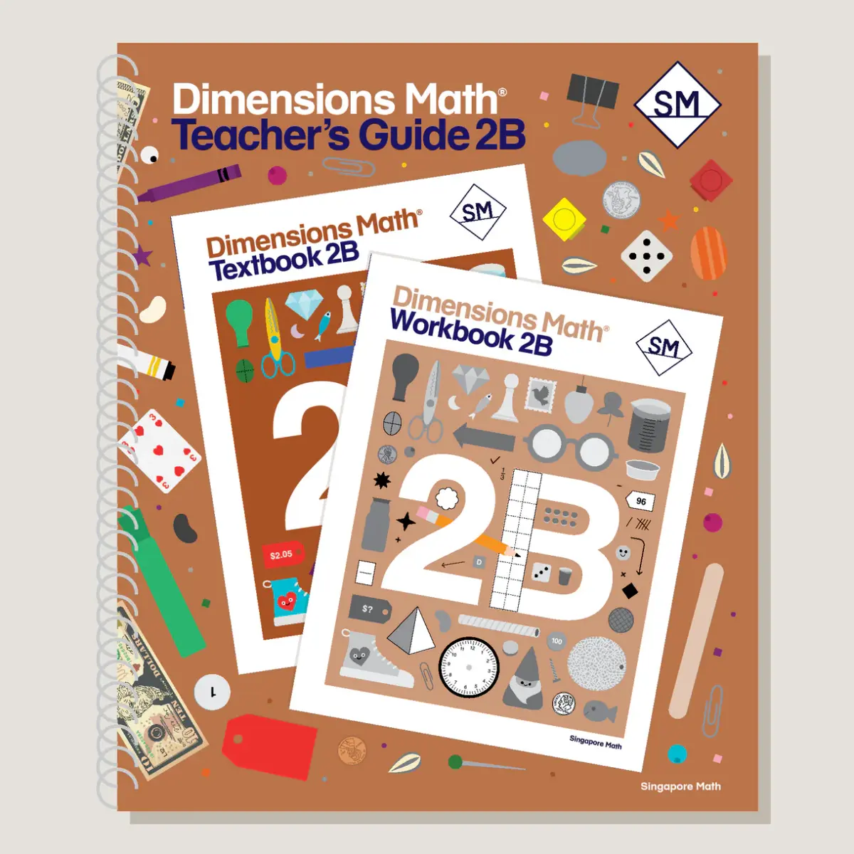 Dimensions Math Teacher's Guide 2B cover