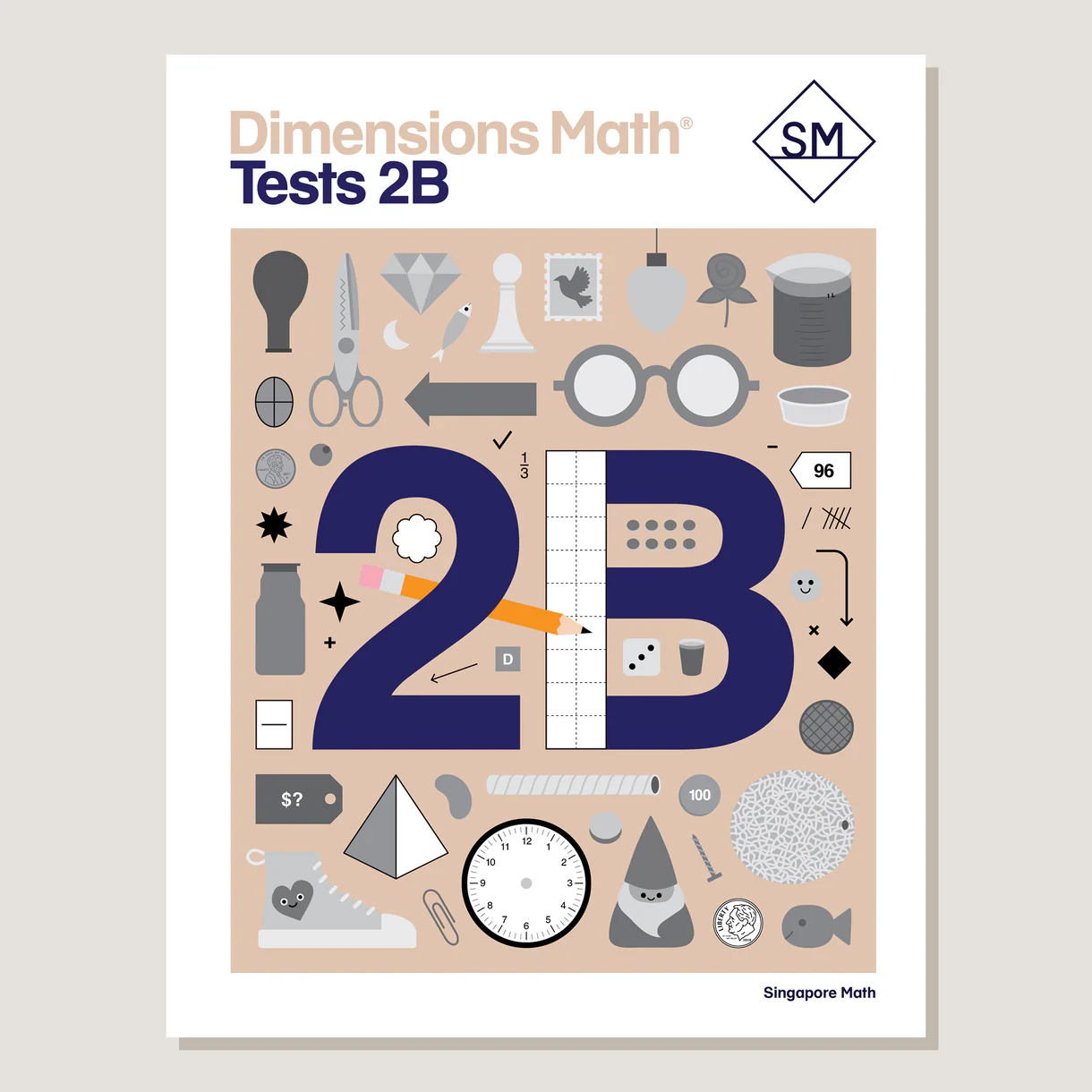 Dimensions Math Tests 2B cover