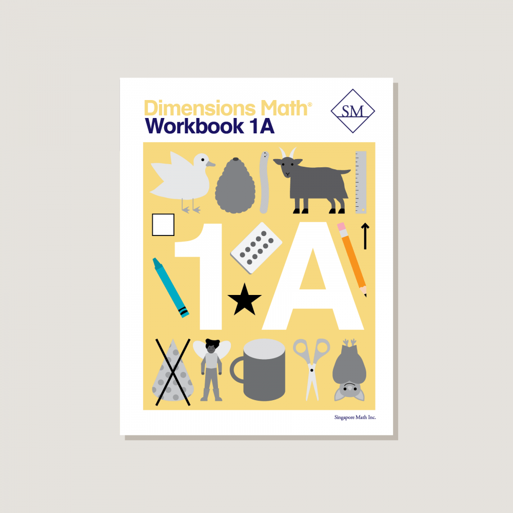 Dimensions Math Workbook 1A cover