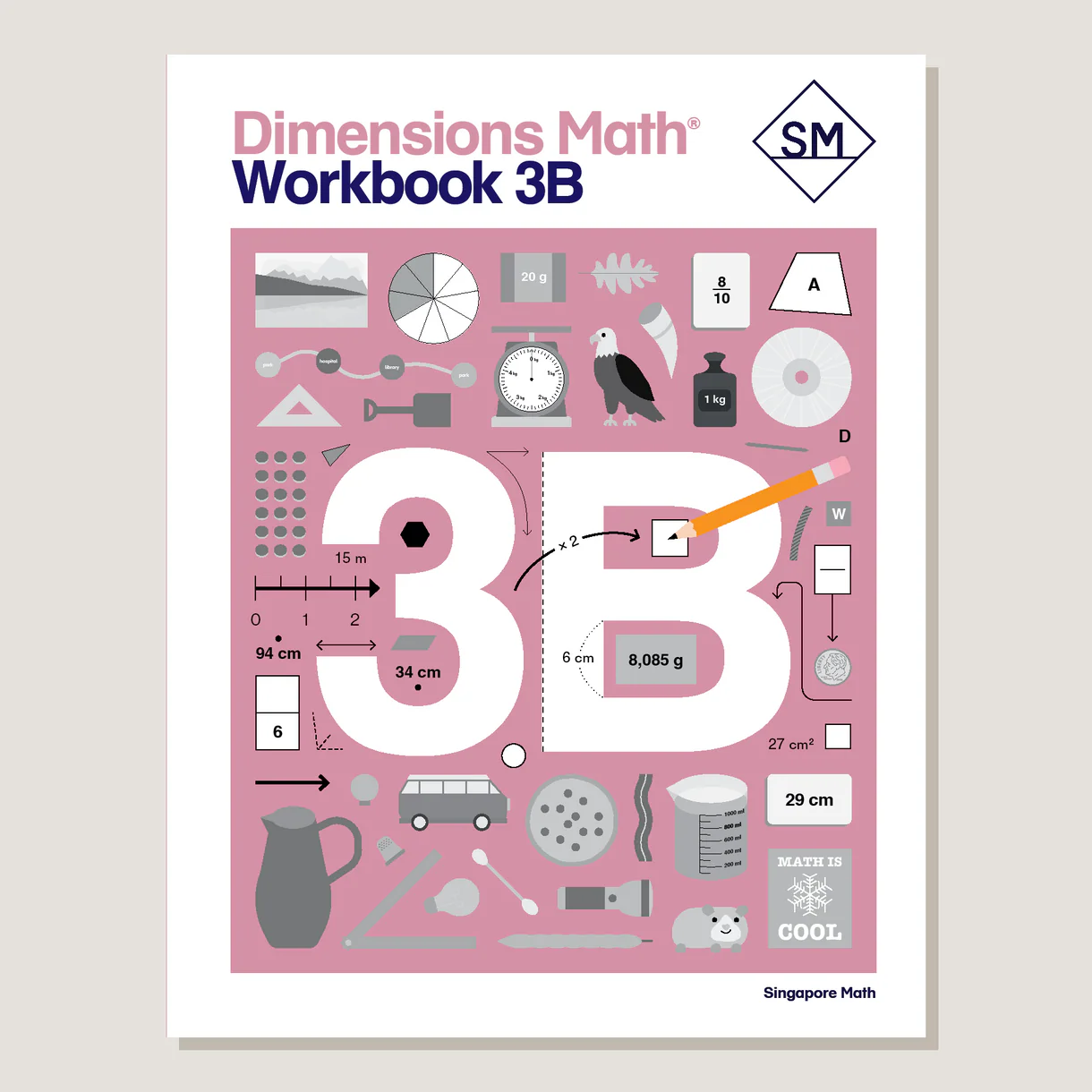 Dimensions Math Workbook 3B cover