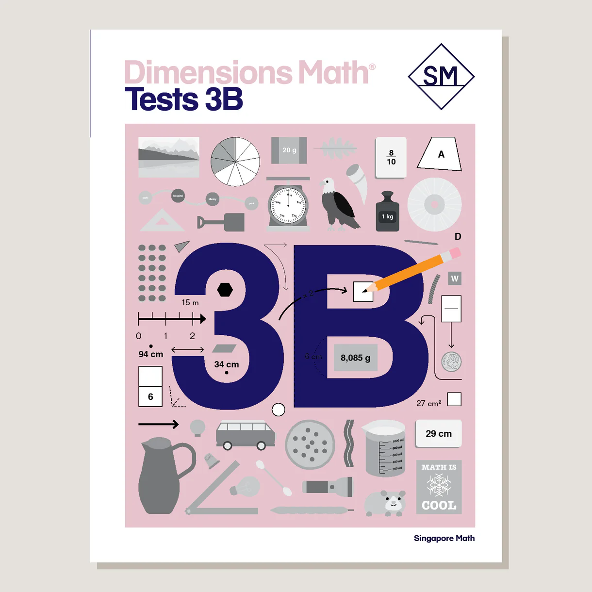 Dimensions Math Tests 3B cover