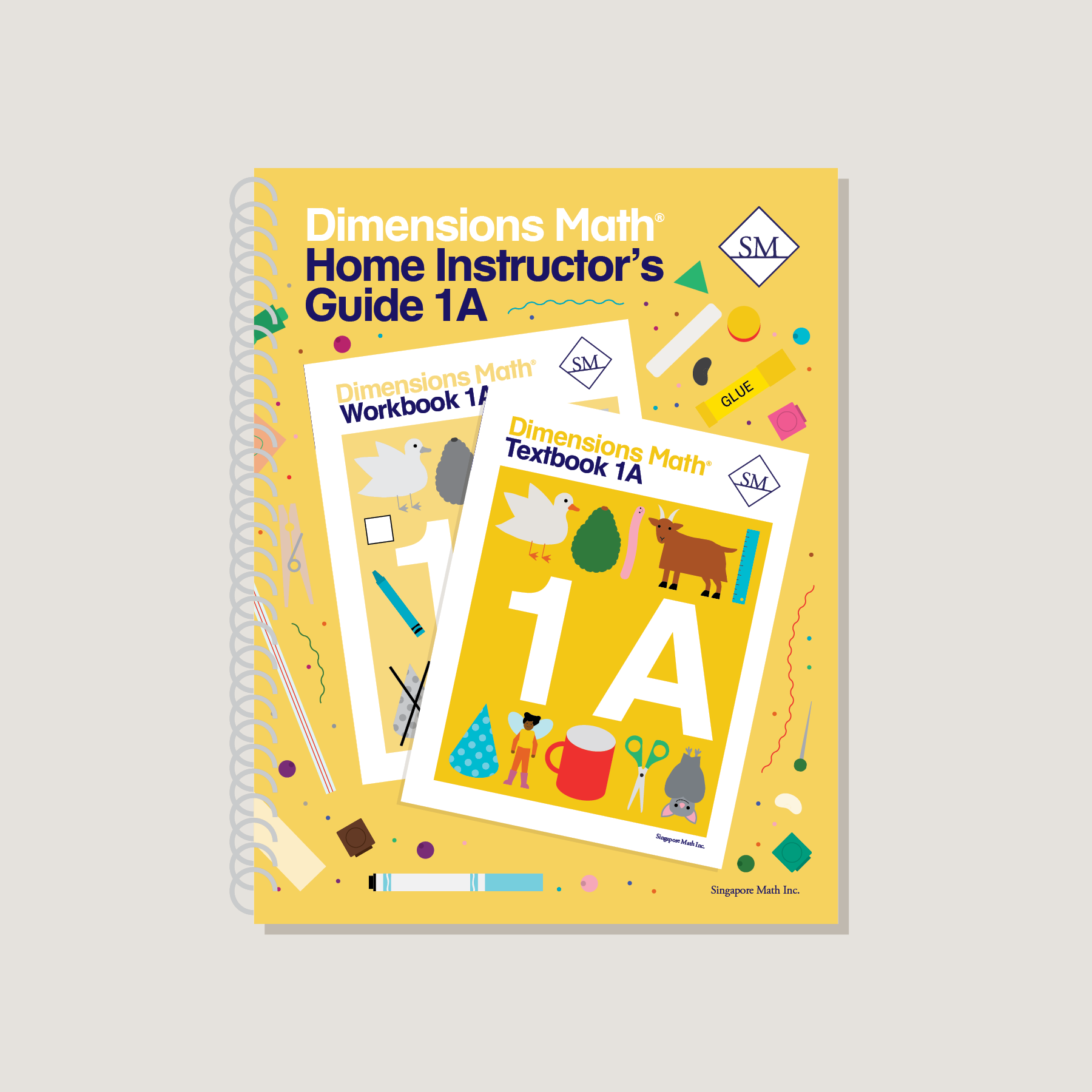 Dimensions Math Home Instructor's Guide 1A cover