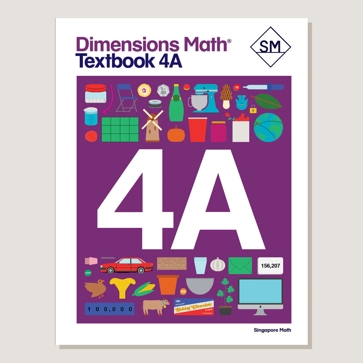Dimensions Math Textbook 4A cover