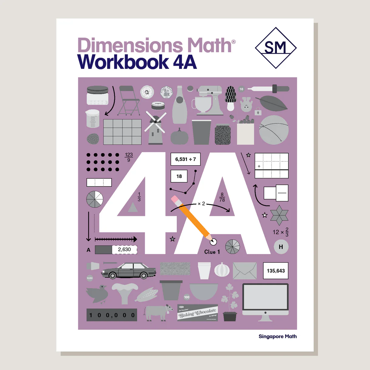 Dimensions Math Workbook 4A cover