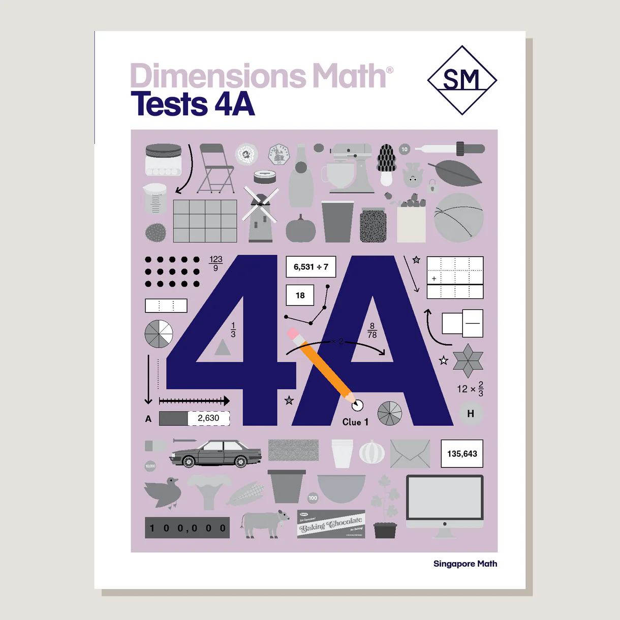 Dimensions Math Tests 4A cover