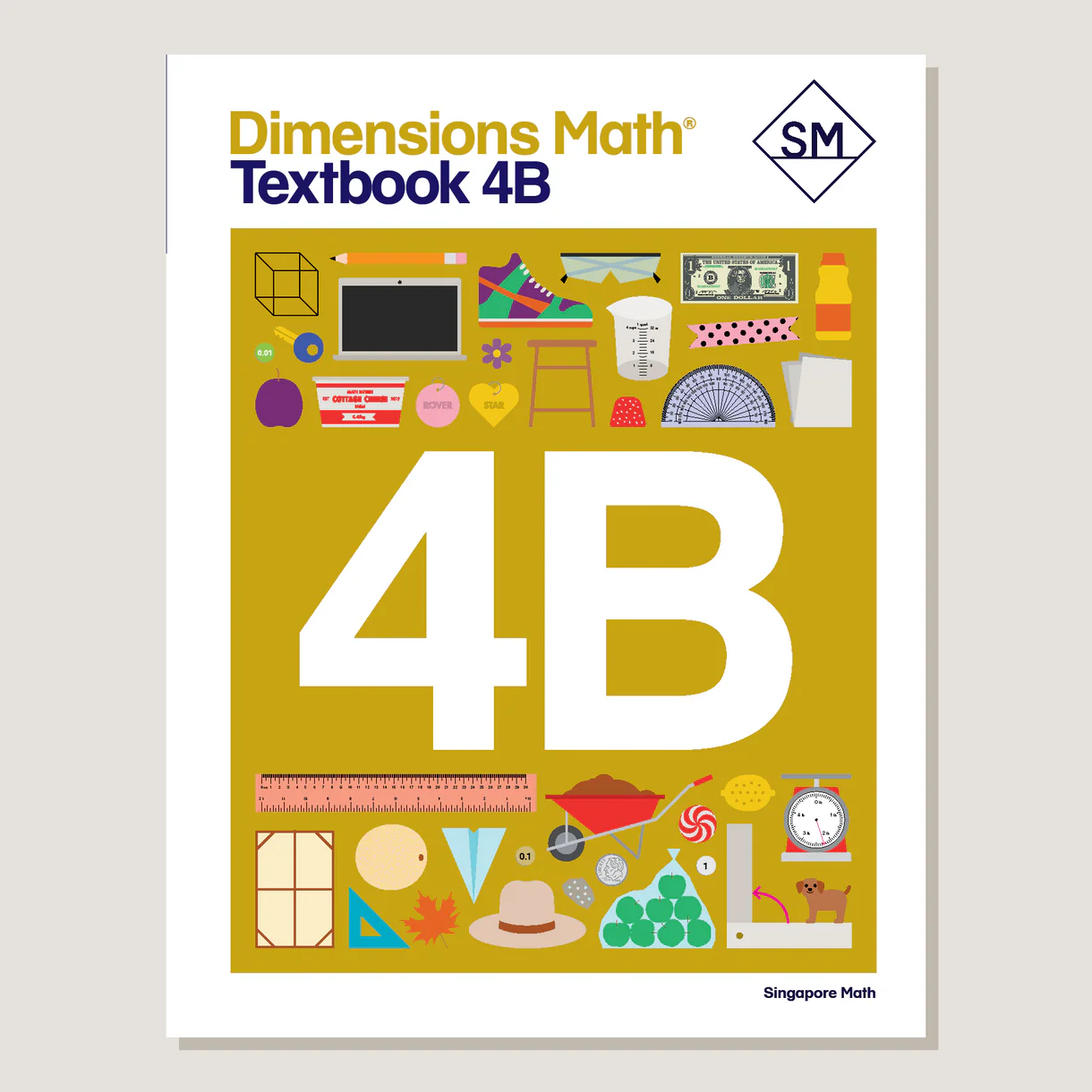 Dimensions Math Textbook 4B cover