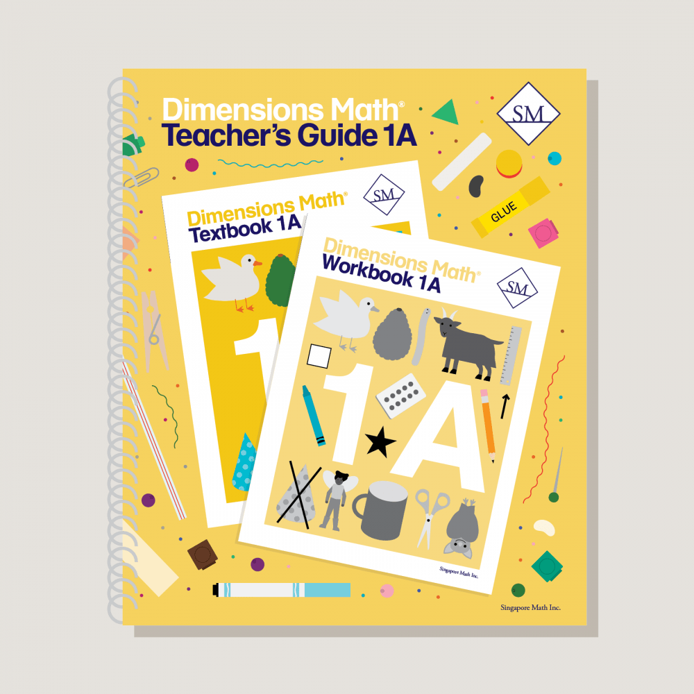 Dimensions Math Teacher's Guide 1A cover