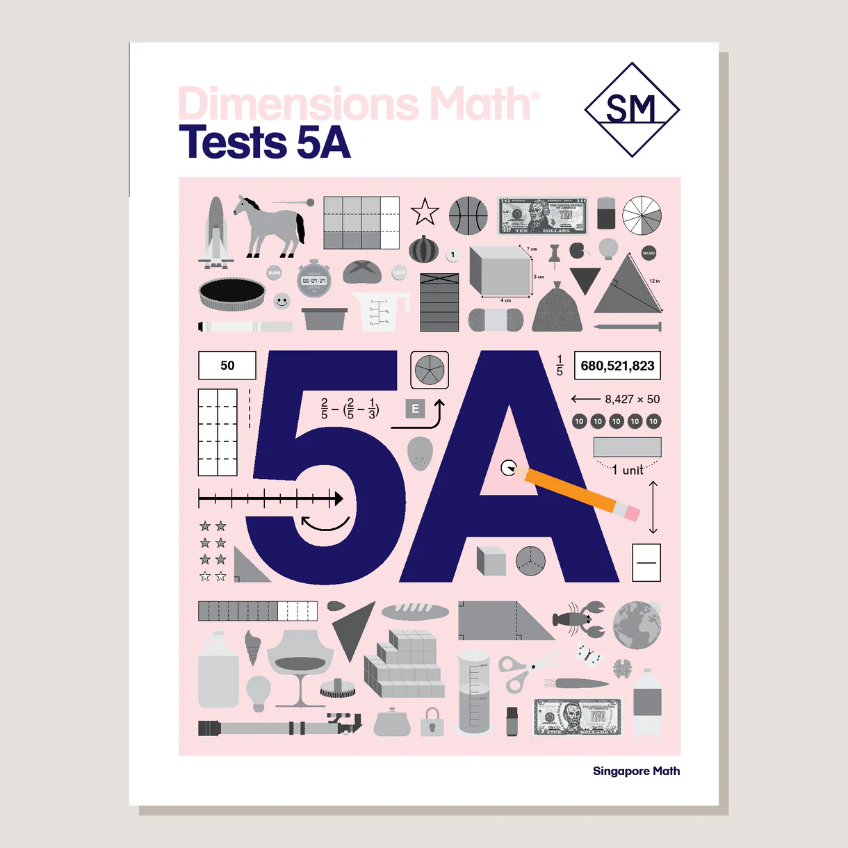 Dimensions Math Tests 5A cover