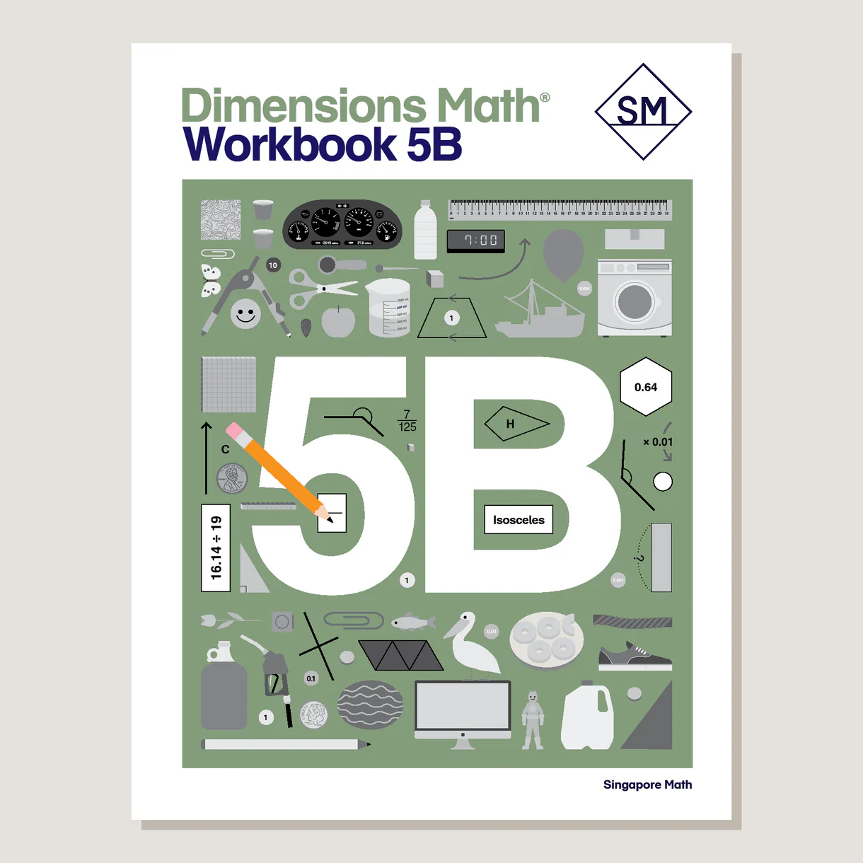 Dimensions Math Workbook 5B cover