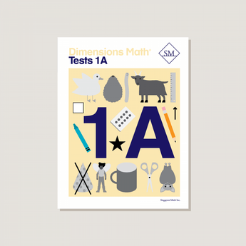 Dimensions Math Tests 1A cover