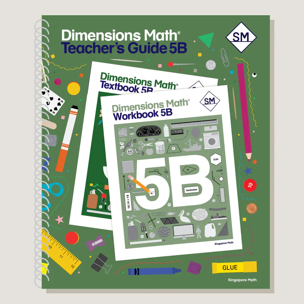 Dimensions Math Teacher's Guide 5B cover