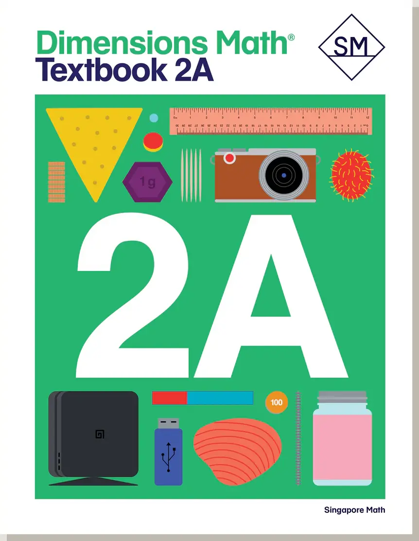 Dimensions Math Textbook 2A cover