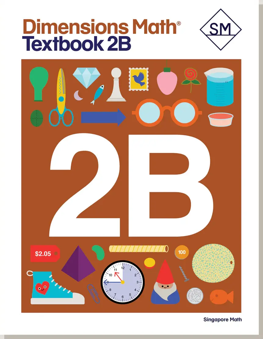 Dimensions Math Textbook 2B cover