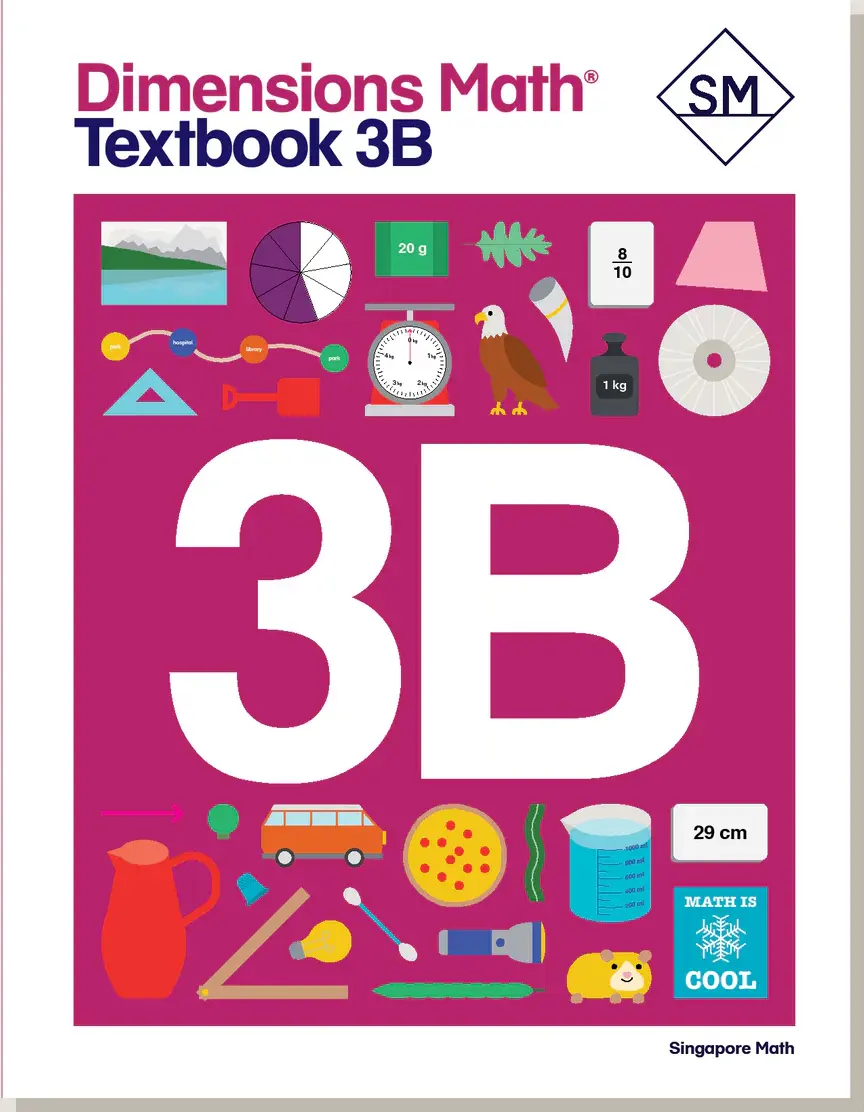 Dimensions Math Textbook 3B cover