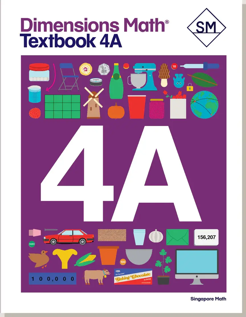 Dimensions Math Textbook 4A cover