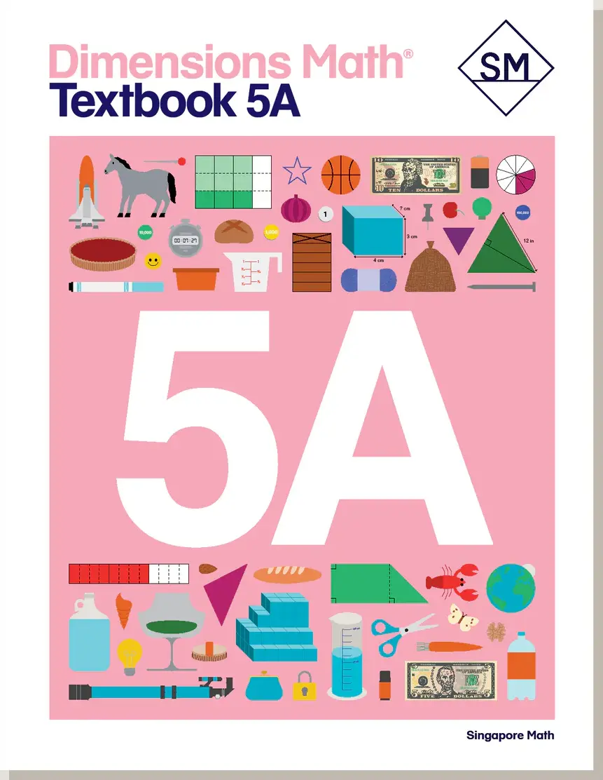 Dimensions Math Textbook 5A cover