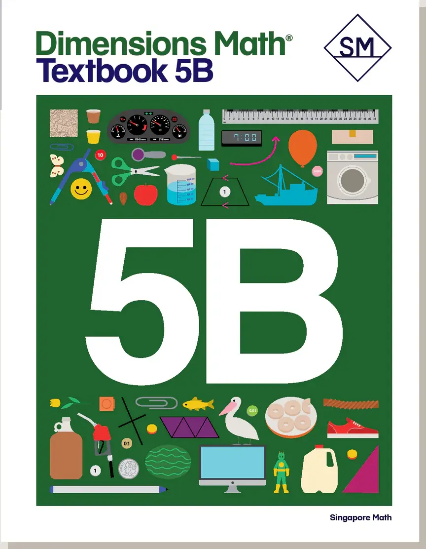 Dimensions Math Textbook 5B cover