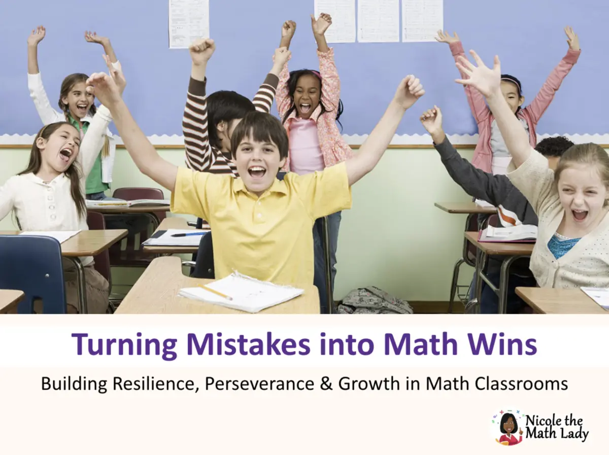Turning Mistakes Into Math Wins workshop handout cover