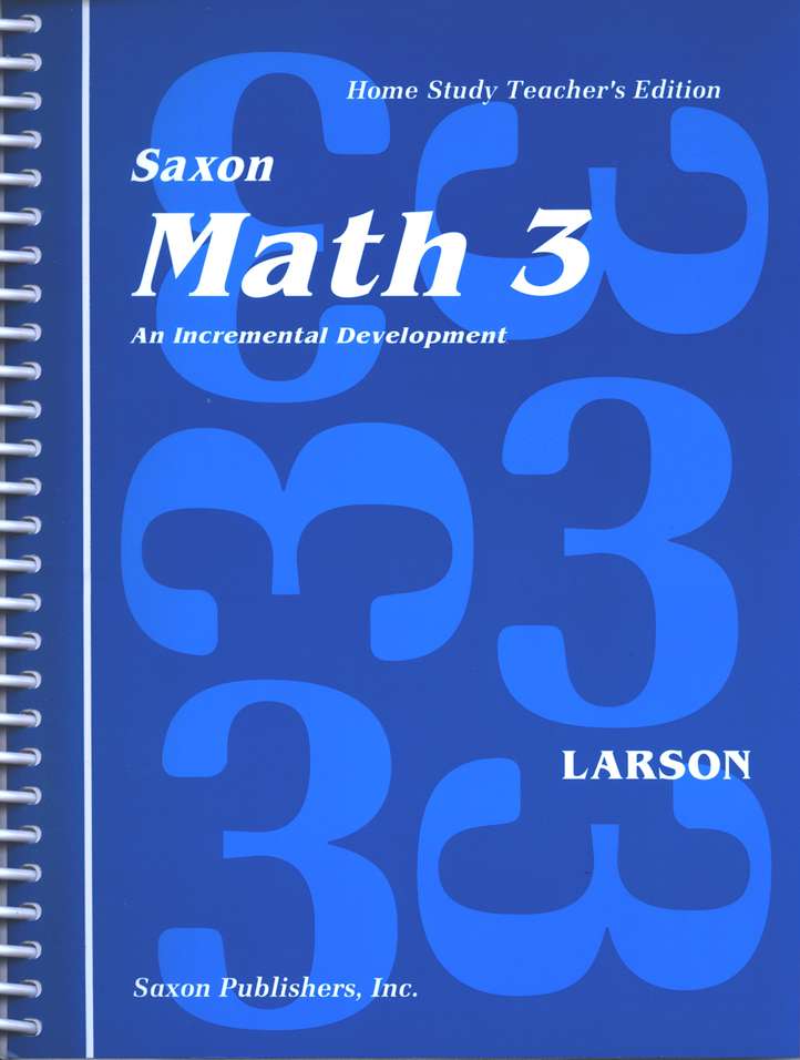 Saxon Math 3 Textbook